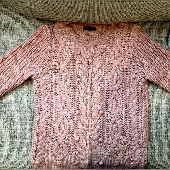 Jcrew Pom Pom cashmere sweater - Picture 1 of 8